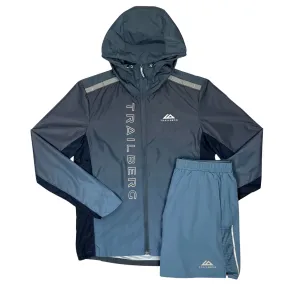 Trailberg Gradient Jacket / Shorts Set - China Blue