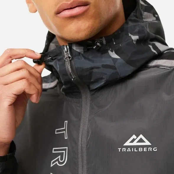 Trailberg Triathlon Windbreaker Jacket - Grey Camo