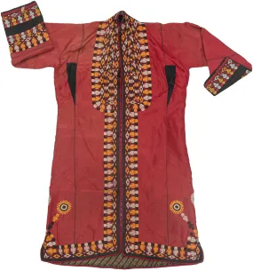 Turkmen Robe with Detailed Embroidery  - 3’5 x 4’5