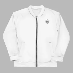 Unisex Bomber Jacket - White