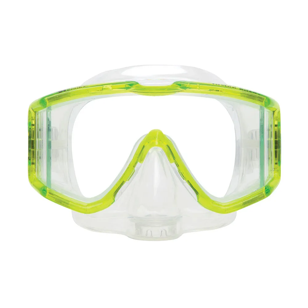 Used XS Scuba Fusion Purge Mask-Yellow