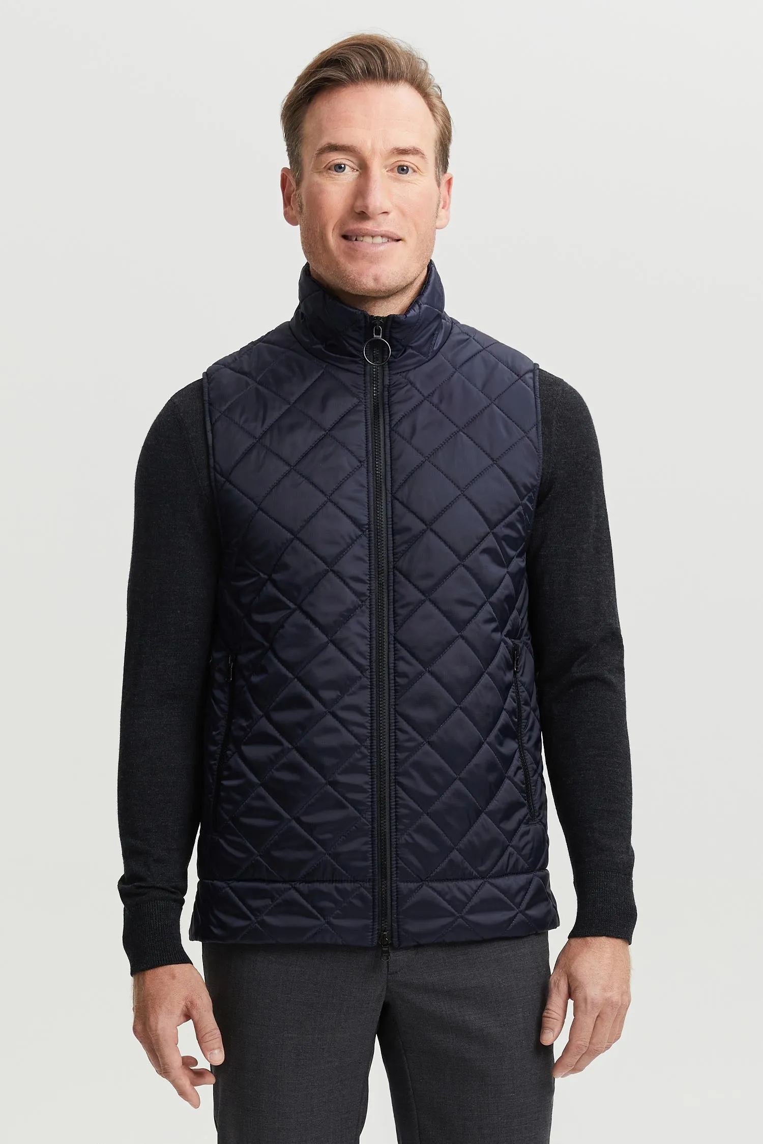 Veikko Water & Wind Repellent Quilted Vest Blue