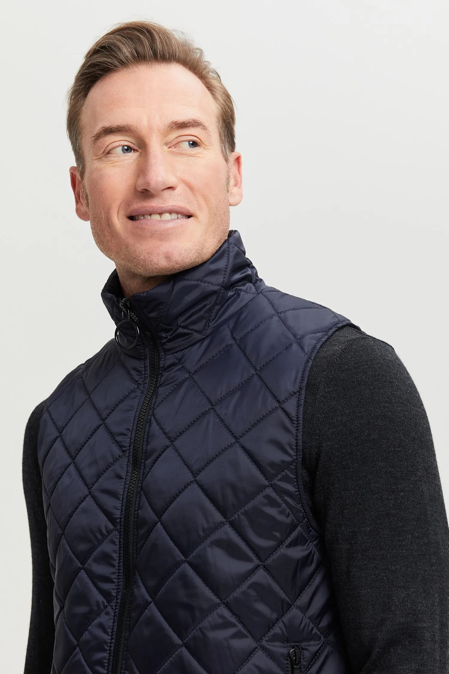 Veikko Water & Wind Repellent Quilted Vest Blue