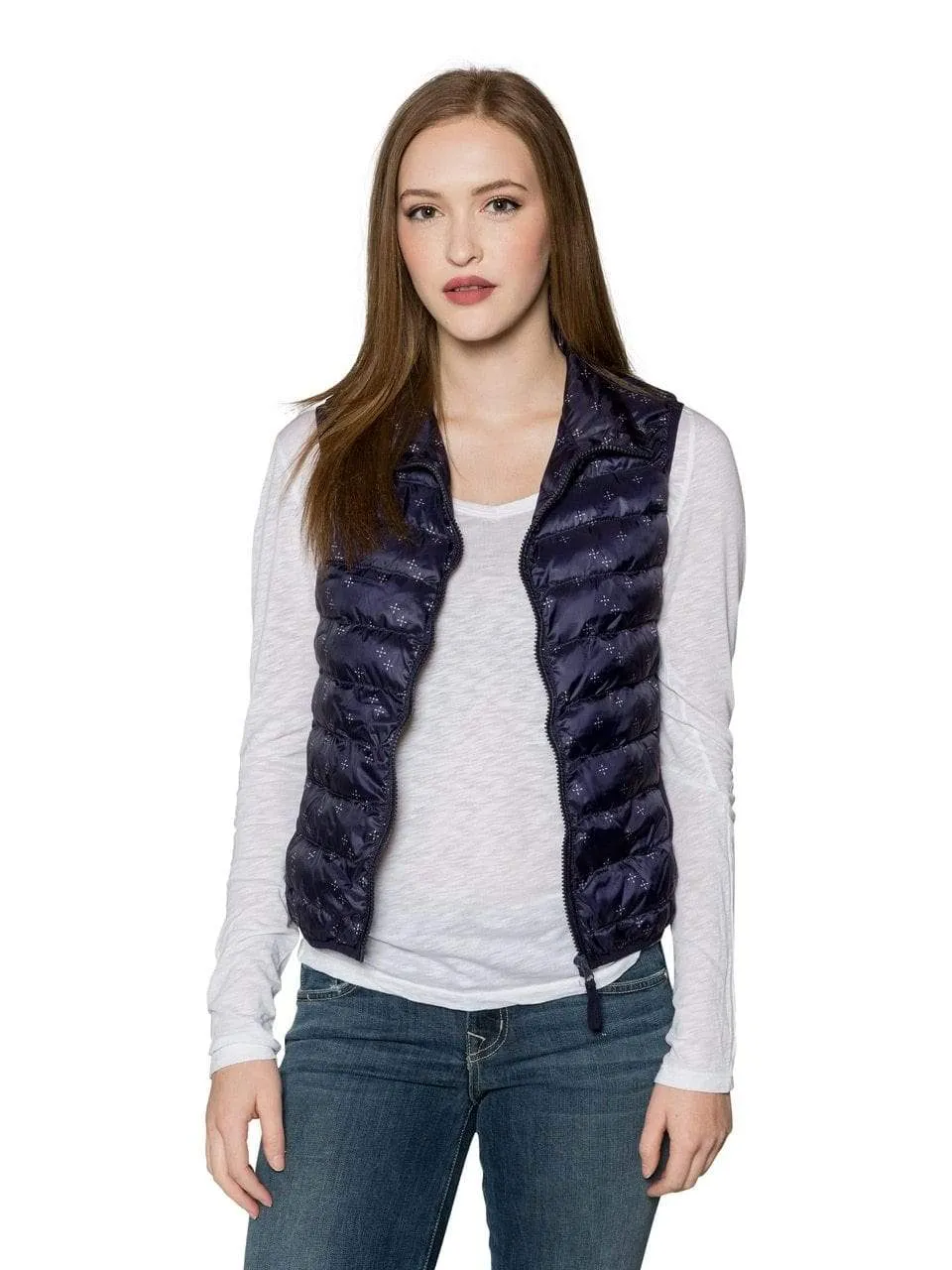 Velvet by Graham & Spencer Diedree Printed Puffer Vest