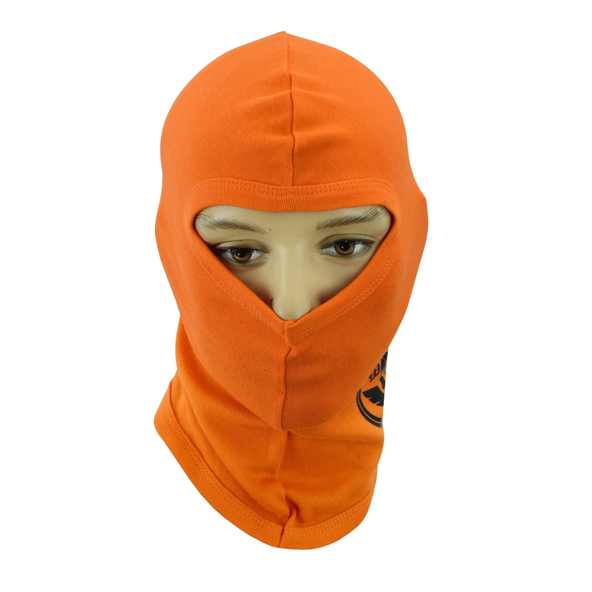 Warrior Gears®100% Cotton Motorcycle Balaclava | Face Mask -Orange