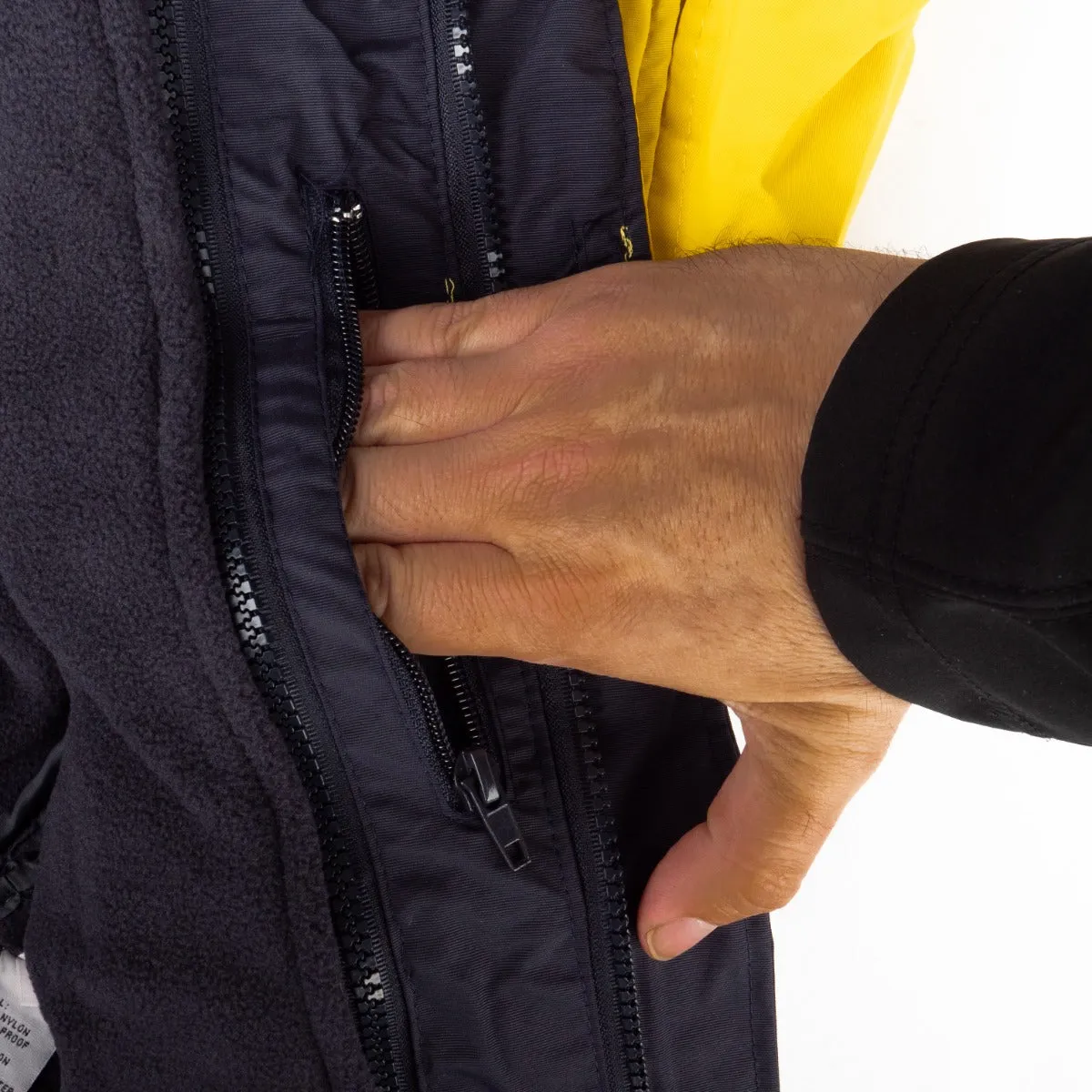 Water Proof Zip-Off Sleeve Bike Patrol Jacket with Removable Liner