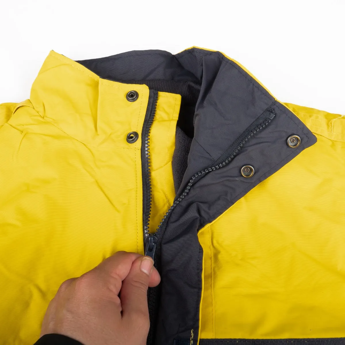 Water Proof Zip-Off Sleeve Bike Patrol Jacket with Removable Liner