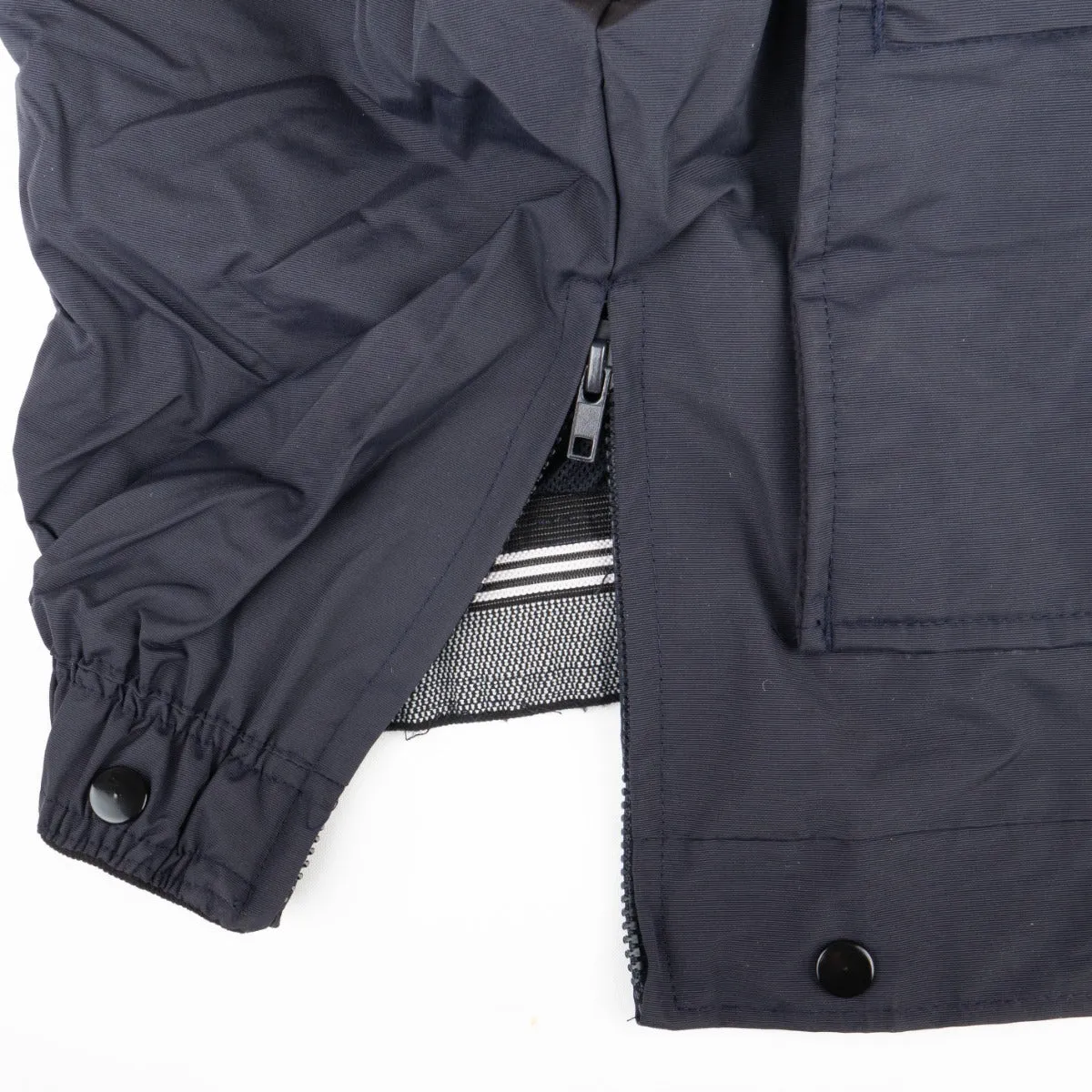 Water Proof Zip-Off Sleeve Bike Patrol Jacket with Removable Liner