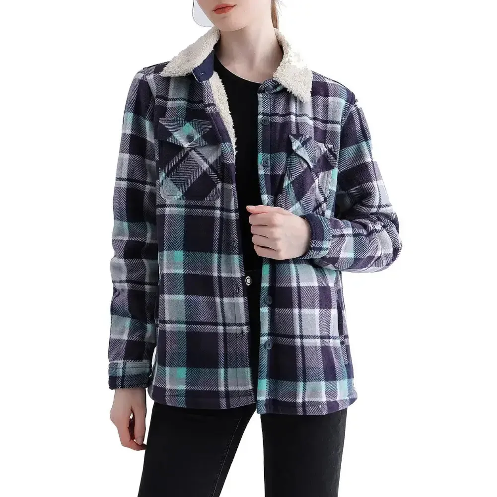 Women's Plaid Flannel Jacket