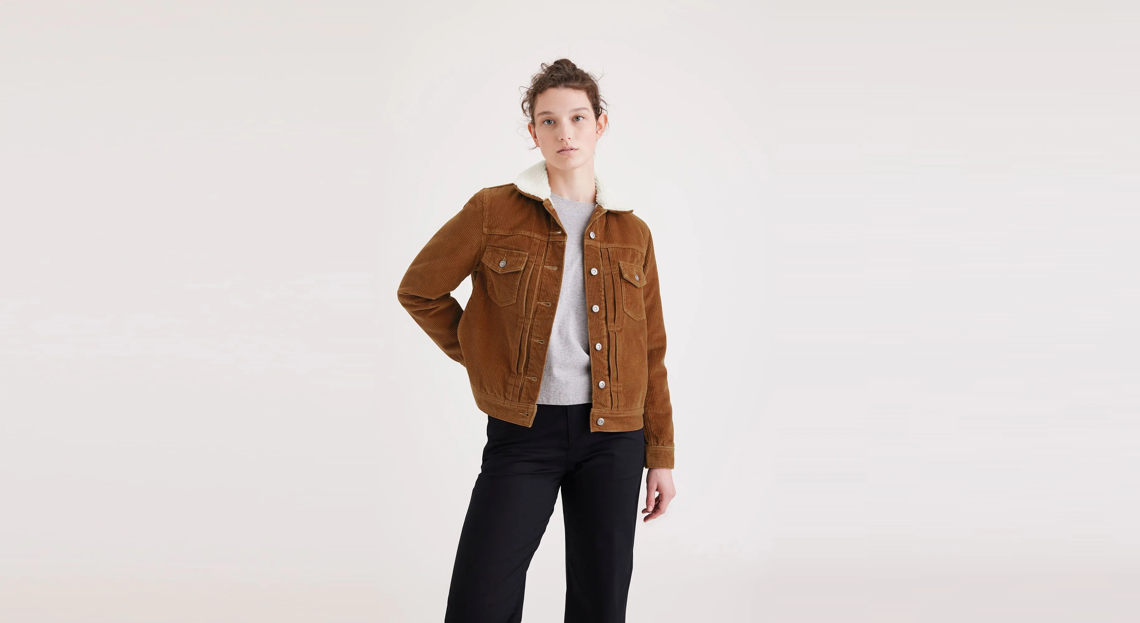 Women's Regular Fit Original Sherpa Trucker Jacket