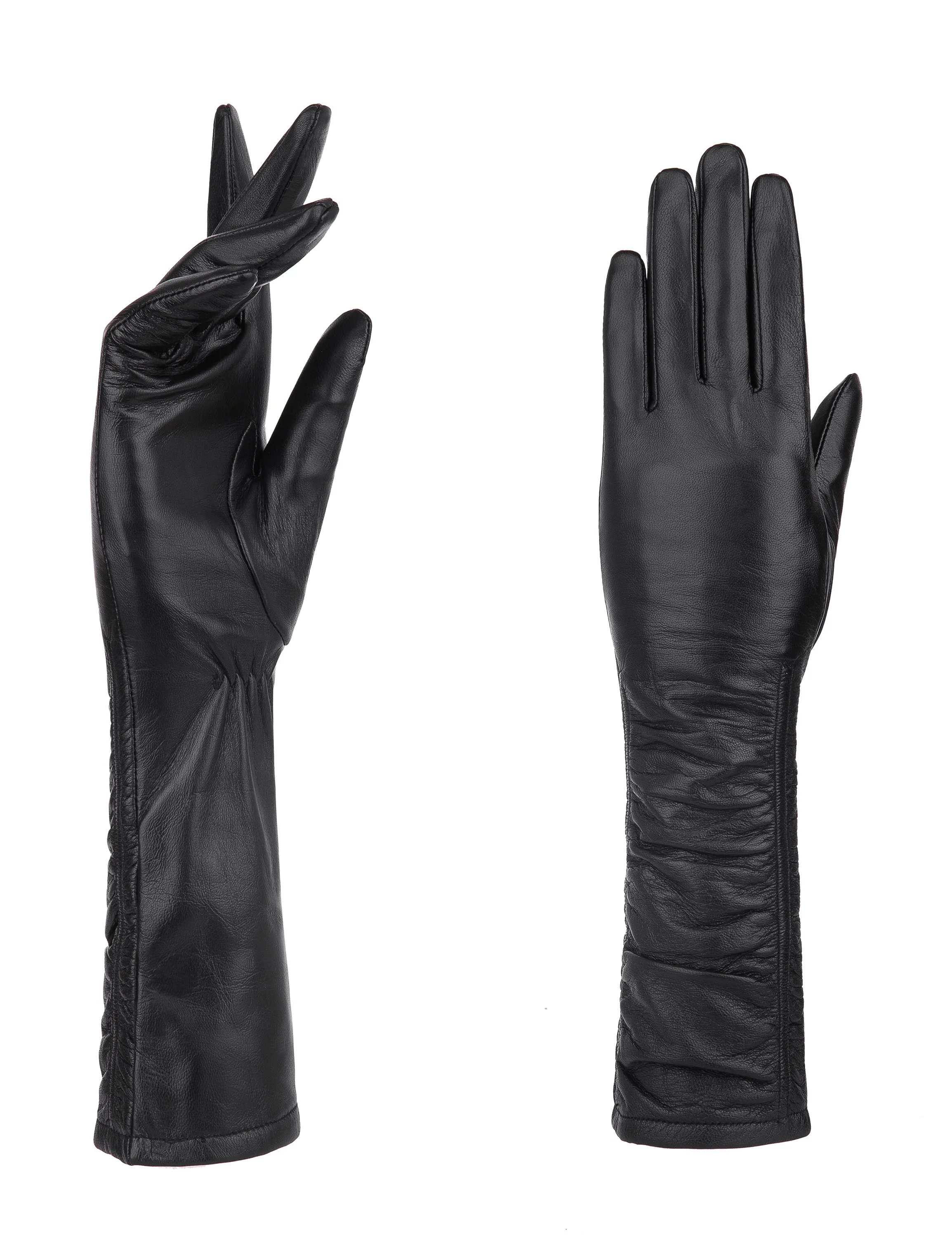 YISEVEN Women's Touchscreen Leather  Mid-length Long Gloves