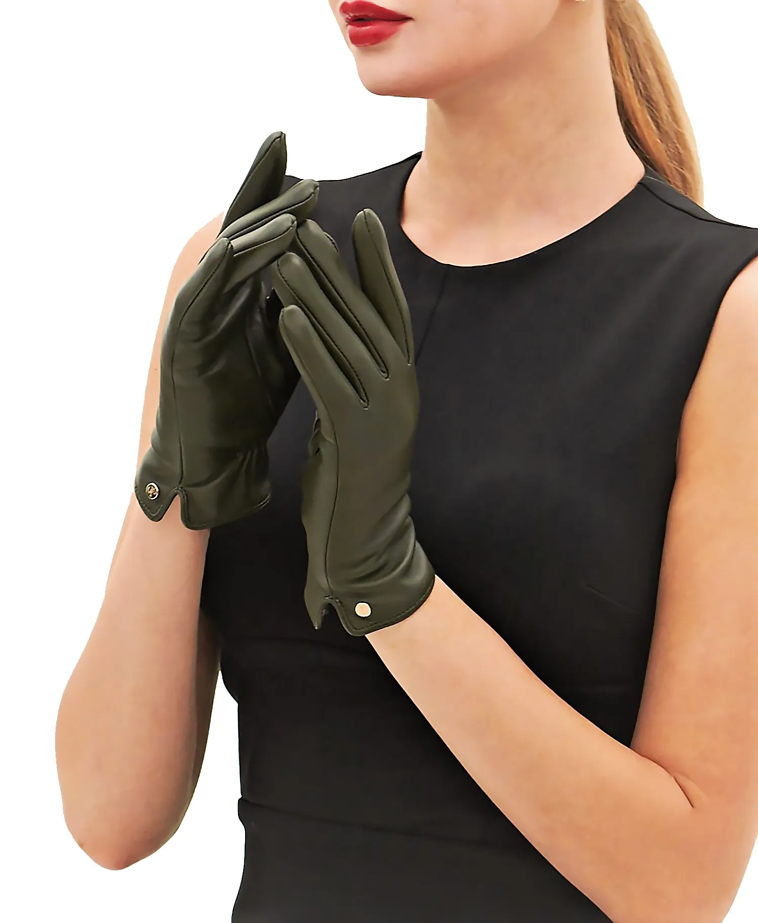 YISEVEN Women's Touchscreen Sheepskin  Leather Gloves