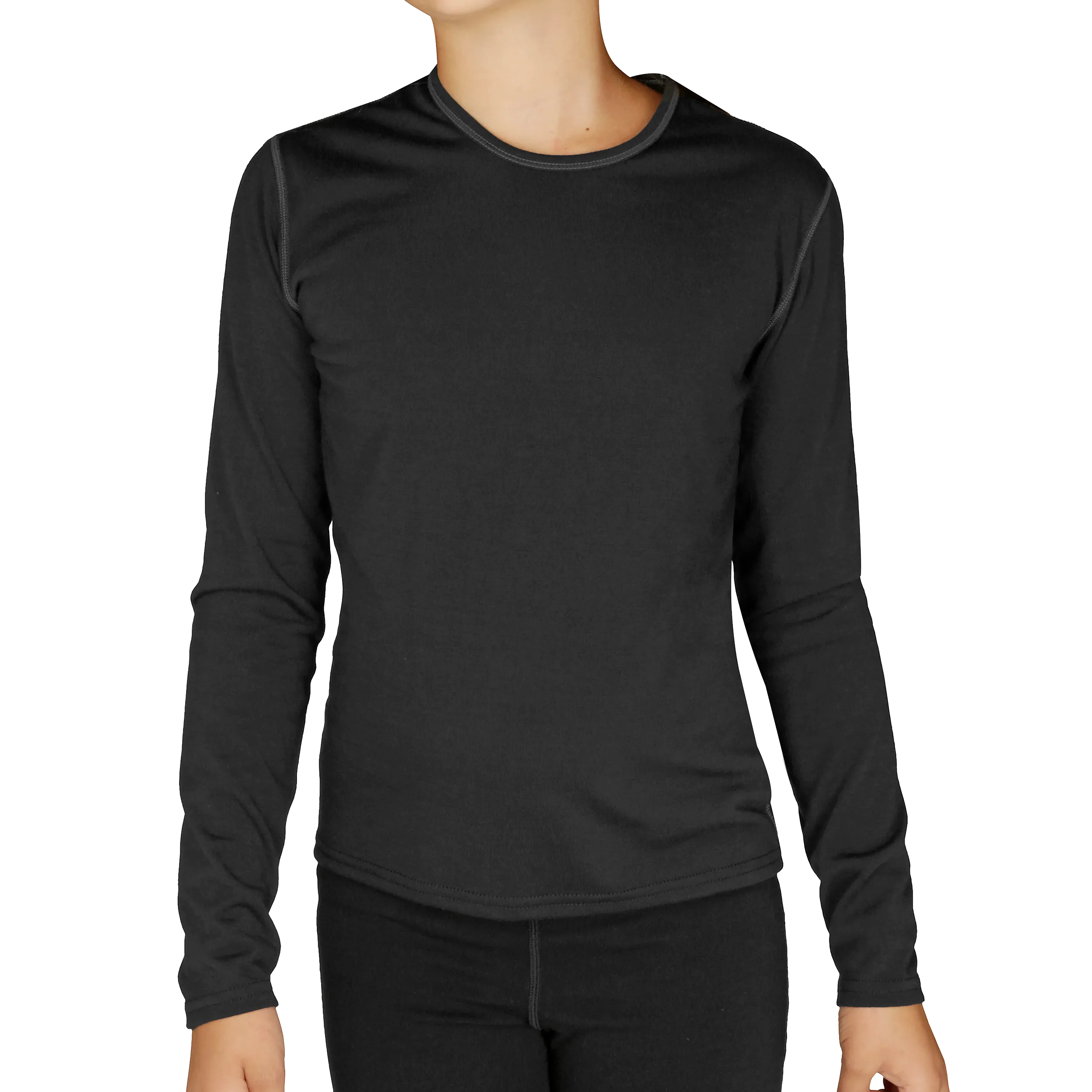 Youth Pepper Skins Crewneck - Black