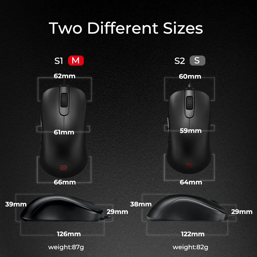 ZOWIE S1 Matte Black eSports Mouse